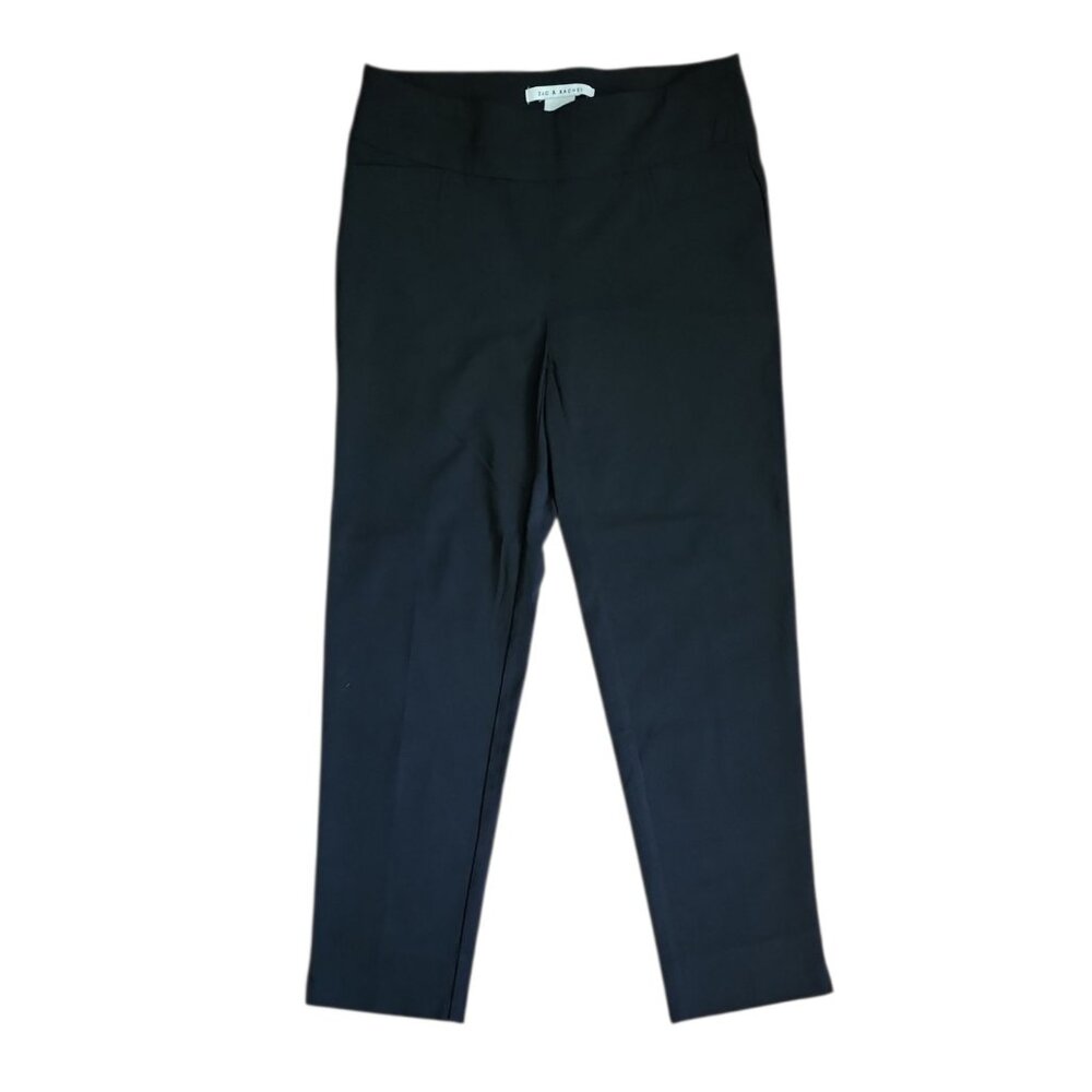 Zac & Rachel‎ Pants Womens Size 6 Black Ankle Pull On Stretch Comfort Classic